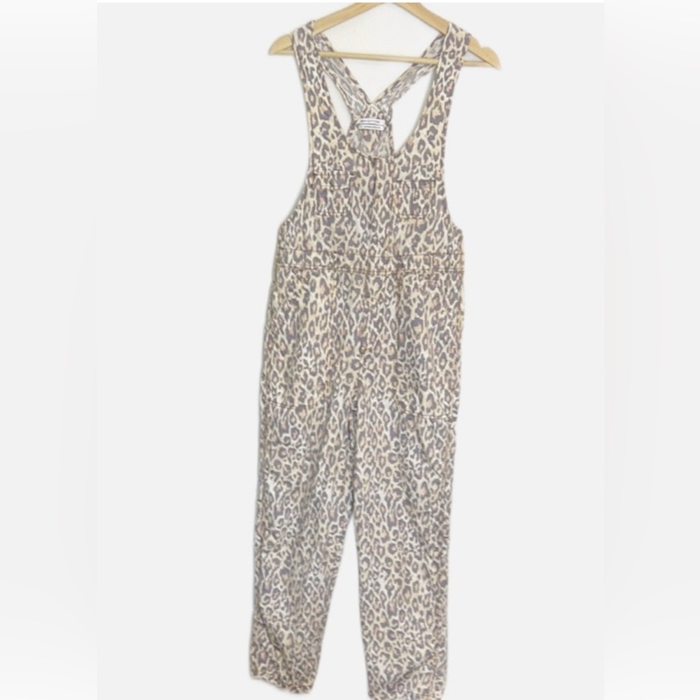 Urban Outfitters Leopard Print Jumpsuit in Beige and Brown